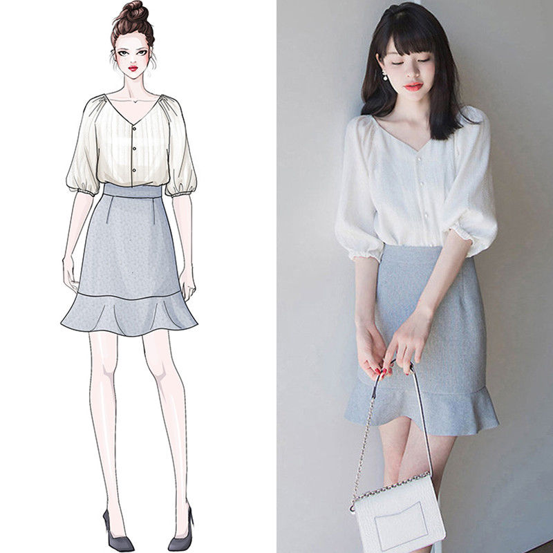 80后老婆真会穿，不穿裙子，只穿这种套装，搭配高跟鞋特显腿长