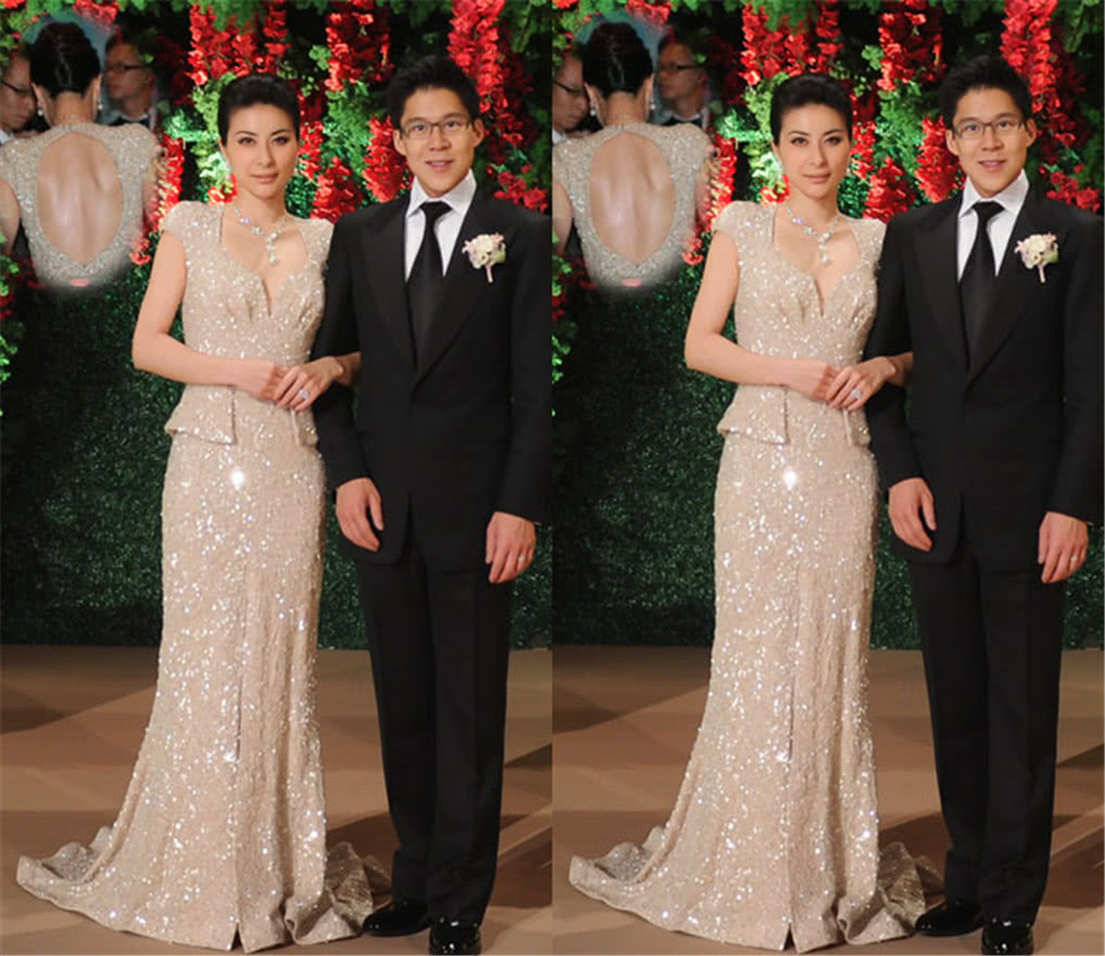 郭晶晶终于有豪门太太的气质了，挺胸抬头气质优雅，网友：霍启刚