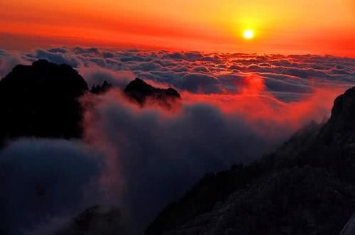 在广西,鲜为人知的村子,这里的日出太惊艳了