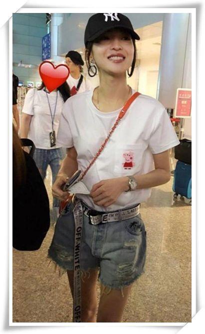 当80斤的张韶涵和100斤的马思纯同穿短裤，网友：吓得我放弃减肥