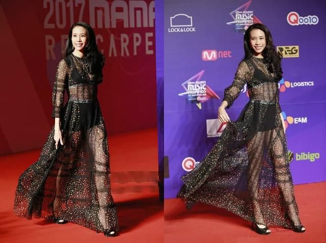 47岁莫文蔚这身太惊艳!全身就靠碎钻装饰遮住重点,网友:厉害