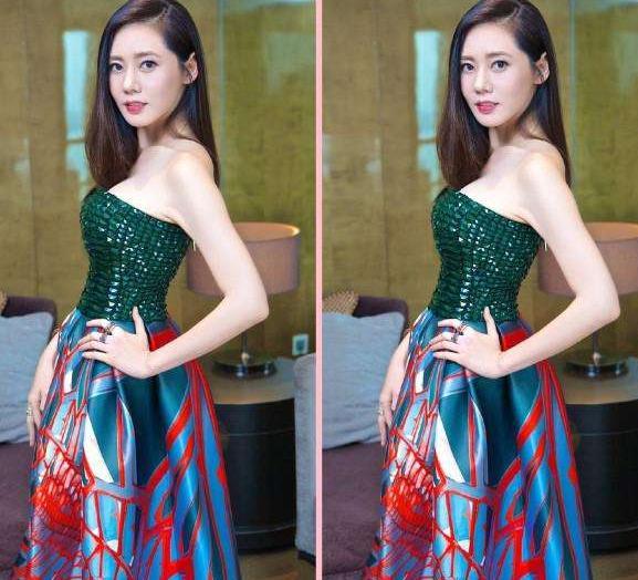 迪丽热巴撞上韩国女星秋瓷炫, 网友: 素颜脸和天然脸一目了然!