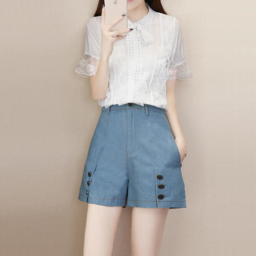 虽然我矮,但是穿的好看!夏季穿这短裤套装,没人信我不到1米6