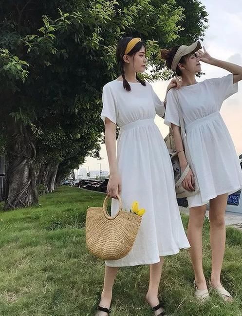  [网纱拼接连]夏季穿搭糖果色，时髦又清爽