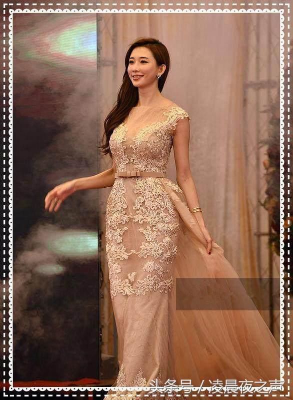 看完林志玲的裸色裙，再去看看马伊琍，才晓得气质和身材哪个重要