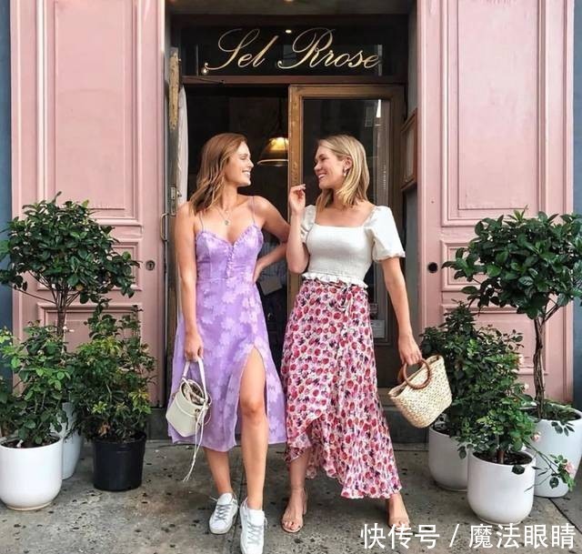 妖精君:霞光女孩赏春指南第一步:拥有一条洋气出街的裙子