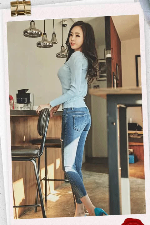  「优美」牛仔裤个性修身，让你拥有优美的身姿线条，在任何场合都可以