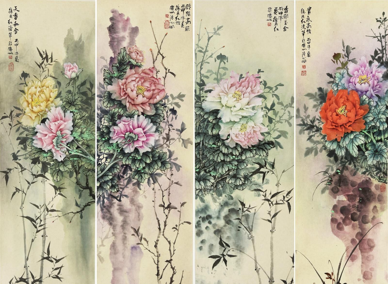  『笔落』笔落惊花鸟，香韵存画间——画家徐月红