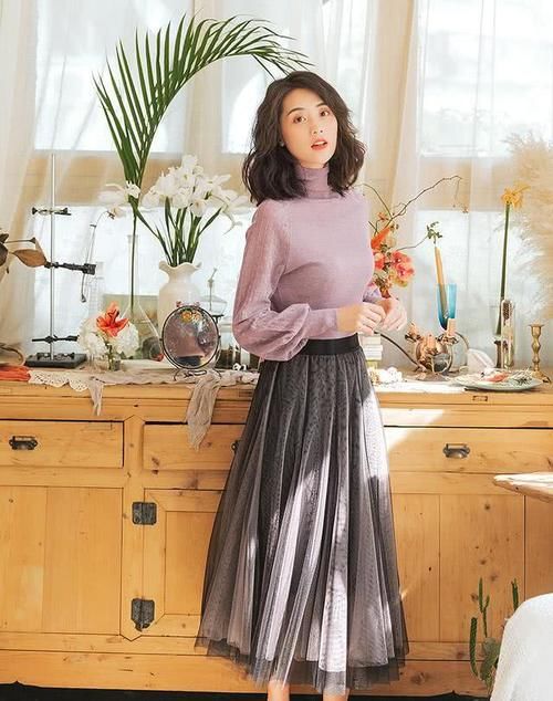  『精致』春天的美丽是由裙子决定的，这5种复古优雅的裙子穿搭，精致高级