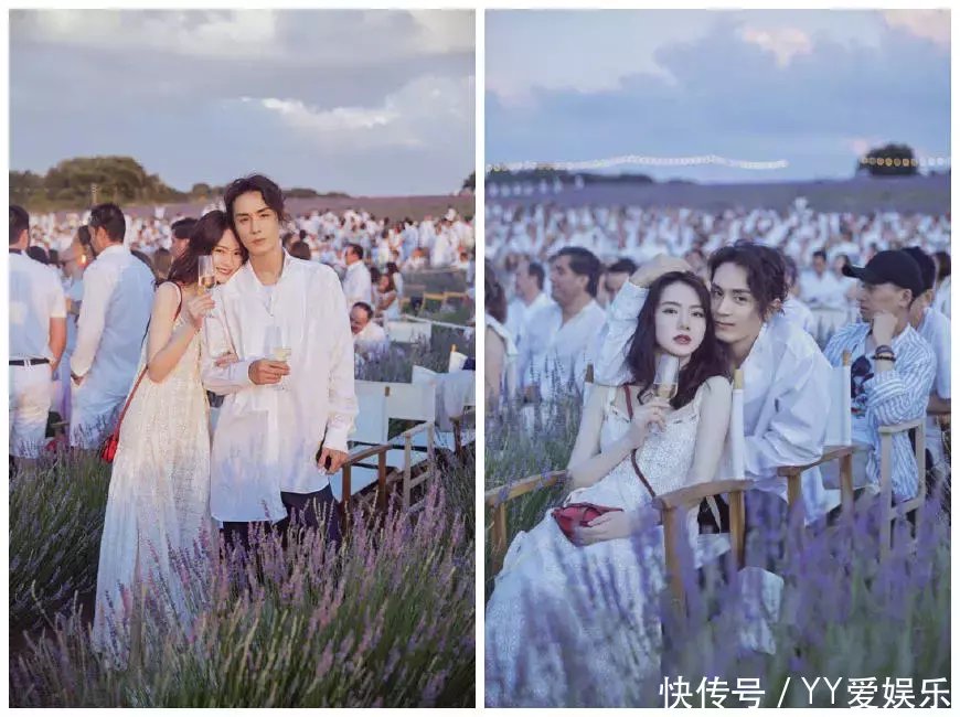 戚薇李承铉西班牙秀恩爱，再次上演撞色情侣衫，白衣翩翩如梦如幻