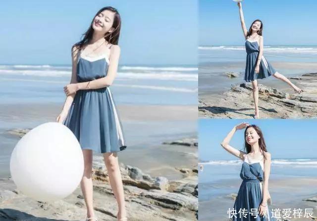 『设计』今夏很流行的灰蓝色连衣裙,选这5款穿,好看时髦兼备