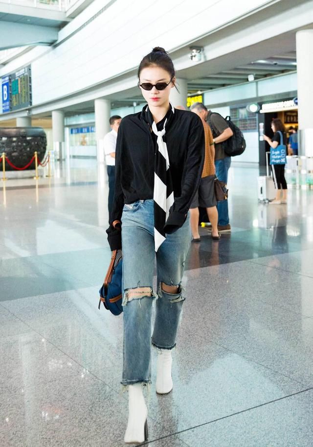 马思纯这么穿衣服，满屏都是藏不住的高级感