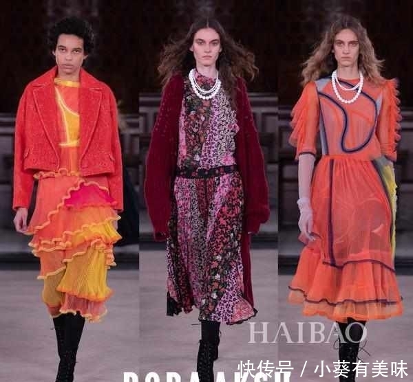 「呈现」BORA AKSU 2020秋冬系列于伦敦时装周绝美呈现,自由与浪漫共存