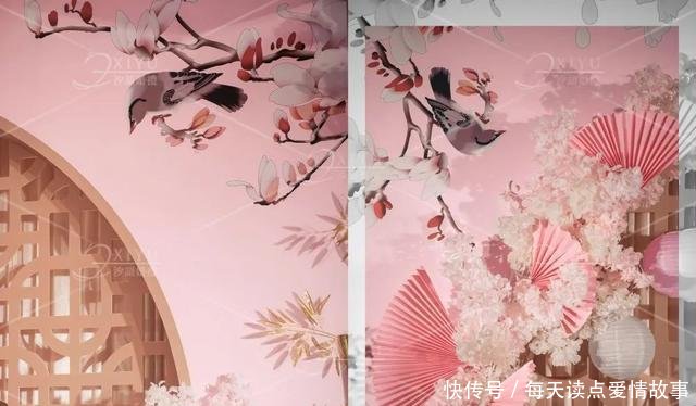  『这场』这场浪漫的日式中国风樱花主题婚礼实在太美