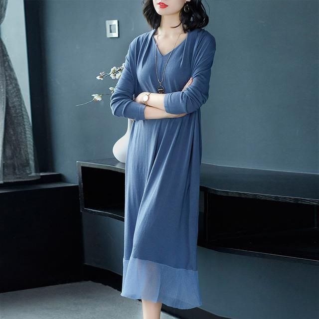 不得不说！明天开卖的秋裙比旗袍还美，媳妇抢6件，上身巨美嫩瘦