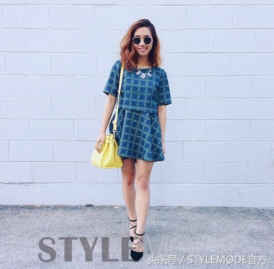 复古又优雅,衣服配上格子元素永远穿不腻