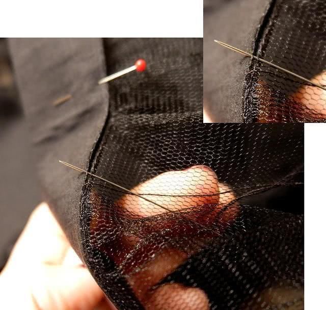  「网纱布」缝制一条半透明网纱裙，学会用这个小技巧，就能轻松变成时髦裙子