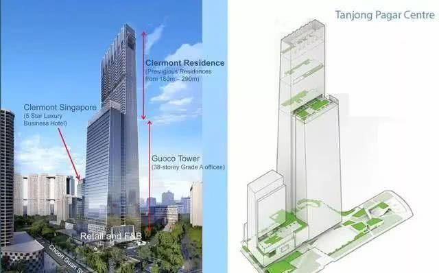 高楼■新加坡第一高楼！高290米丹戎巴葛中心刷新城市天际线