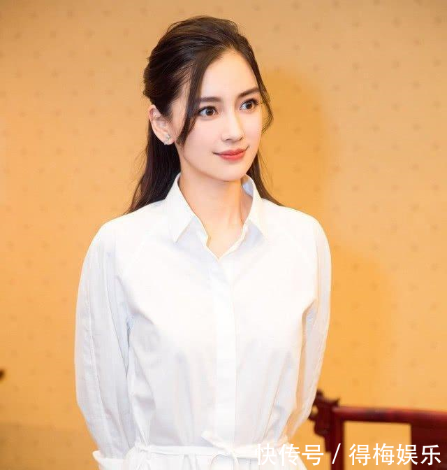 看了杨颖的白裙子，再看看李菲儿，网友黄晓明你会想不开吗