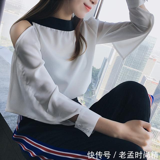 『荷叶边』能百搭,还能遮肉,多变化的雪纺衫,六款让你爱不释手!