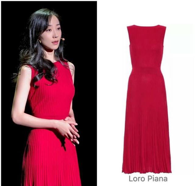 韩雪身穿的红色连衣裙撞衫陈慧琳，网友:两位女神啊