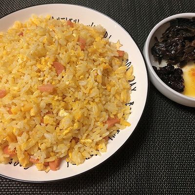  『蛋炒饭』「一人食」——火腿黄金蛋炒饭