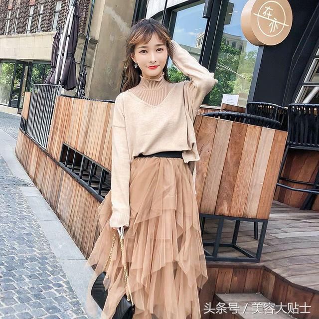 谁说秋季就一定穿长裤？穿网纱裙美出新高度！仙美无敌