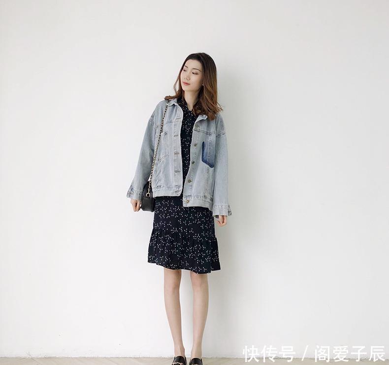  『小仙女』温柔的你穿上牛仔外套,也可以是个雅痞