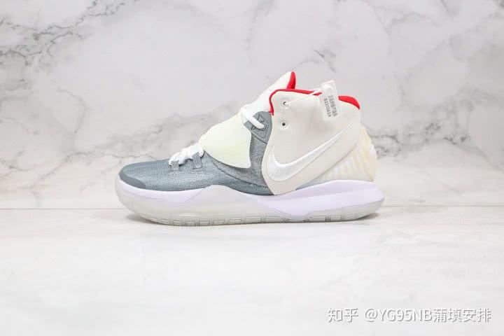  Nike|耐克Nike KYRIE 6 EP欧文6椰子壳米白蓝色篮球鞋