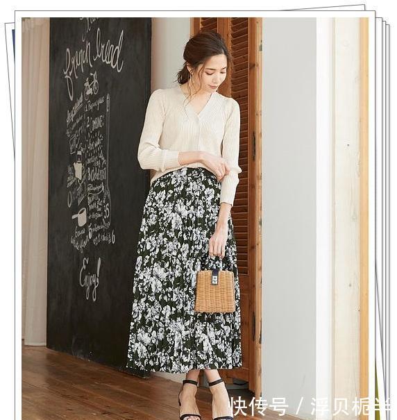 『春夏』春夏不同颜色的长裙搭配示范!掌握了就不会出错的半身裙穿搭技巧