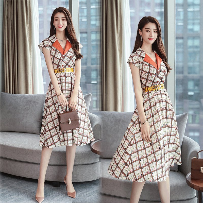 8款令人怦然心动的气质A字裙，显高显瘦又优雅，让人爱不释手