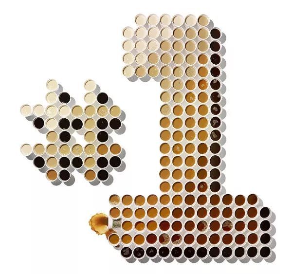 【设计师】物体排列之美，这个摄影师用大量食物堆成建筑，看起来