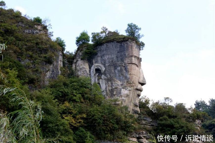 贵州深山处发现一尊大佛, 比乐山大佛头部高出4米, 可惜烂尾了