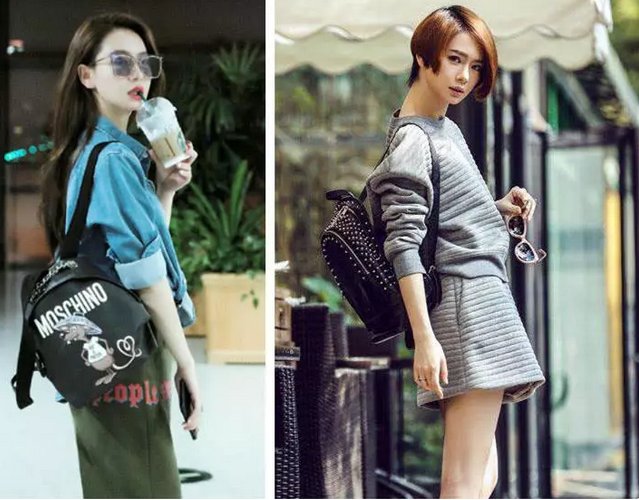 戚薇回国,腰上别了个透明的包,网友:里面的东西都看到了!