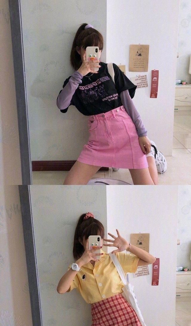  「显得」简单舒服的春夏平价基础款穿搭，做个青春靓丽又活泼的女孩子呀