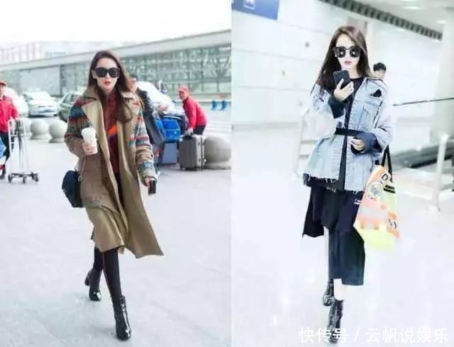 看来戚薇的腿,男人都要怀疑人生,网友:就是两根擎天柱