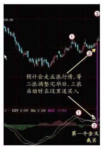 他18年只用MACD金叉买进，股价越涨越疯