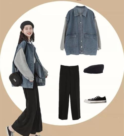  『春夏』春夏牛仔外套出街look，酷帅时尚慵懒街头范十足，有着青春活力感
