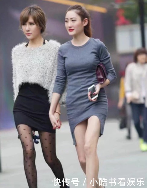  选搭|街拍：好闺蜜并肩同行谈笑风生，选搭时尚艳丽，成熟知性引领潮流