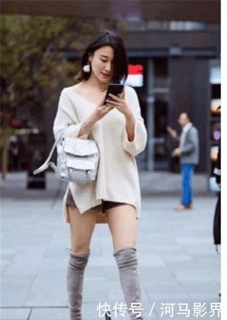  『有型』年轻美女街拍：优雅清爽的美女，身材高挑有型