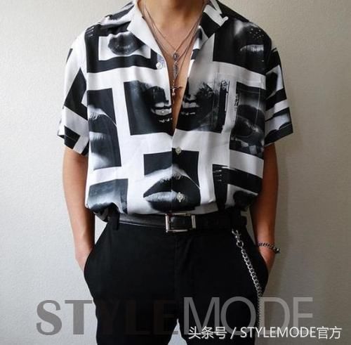 夏日，穿花衬衫的男生，最撩心！