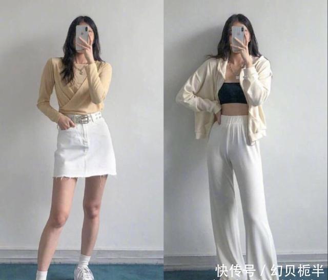  『针织开衫』早就不流行露脚踝了！今春拖地裤最显腿长，hold住全场