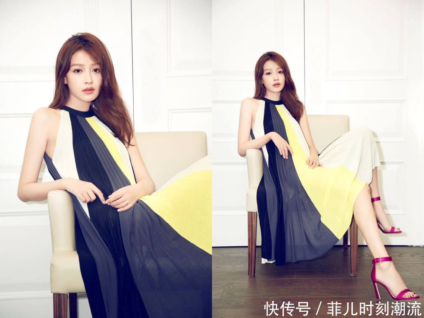 孙怡穿短裙大秀好身材，大长腿太惊艳，董子健小子真有福气！