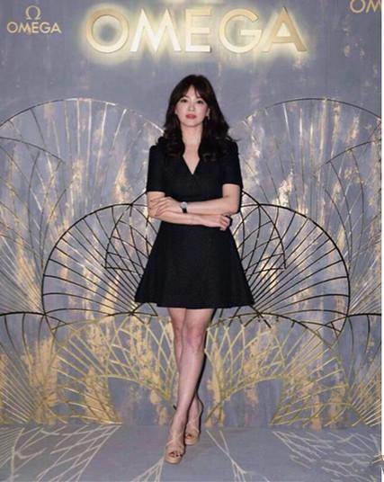 宋慧乔婚后身材不受控制，麒麟臂都出来了，网友：差点没认出来