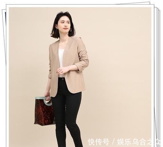  『搭配』西装不要领子？日本30岁轻熟女人现在流行的春季造型
