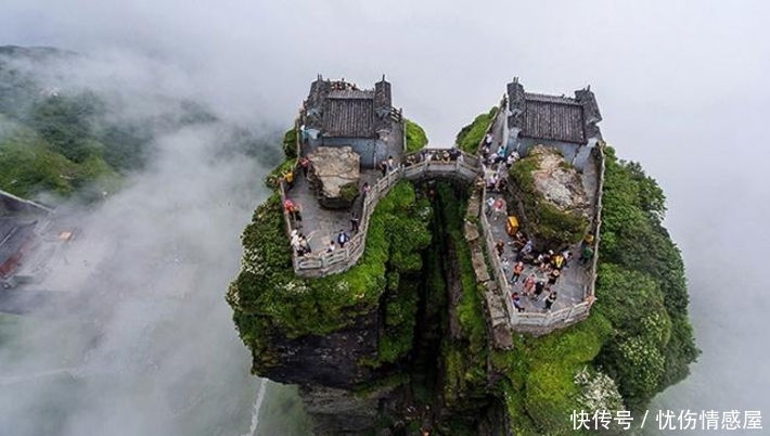 中国“天空之城”,该建筑漂浮在2300米高空,已经500多年