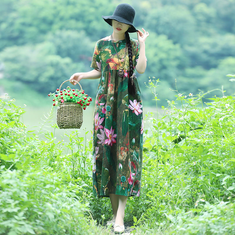 1米52的老婆真会穿，去采花穿这裙子，看着有1米68，太显高