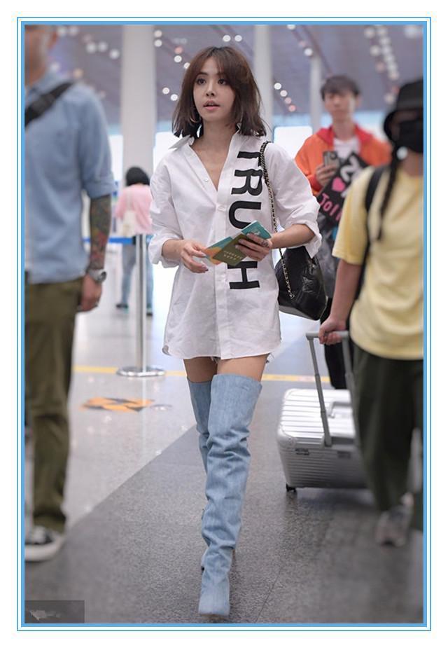 没有唐嫣的腿真别把靴子当裤子穿，否则会像蔡依林一样满屏尴尬的