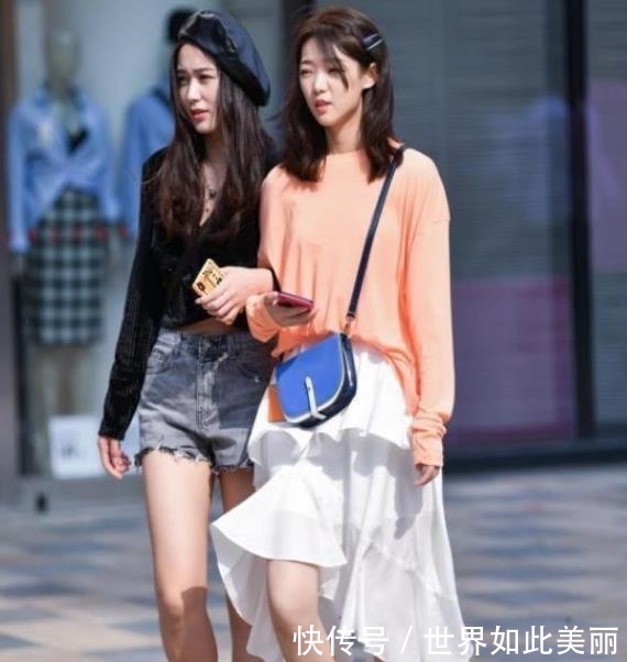 美女■紧身裤的穿搭，显性感魅力！，街拍美女：小姐姐高颜值身材好