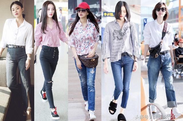 百搭的牛仔裤，越简单越时尚，难怪多年来一直霸占百搭之王的位置
